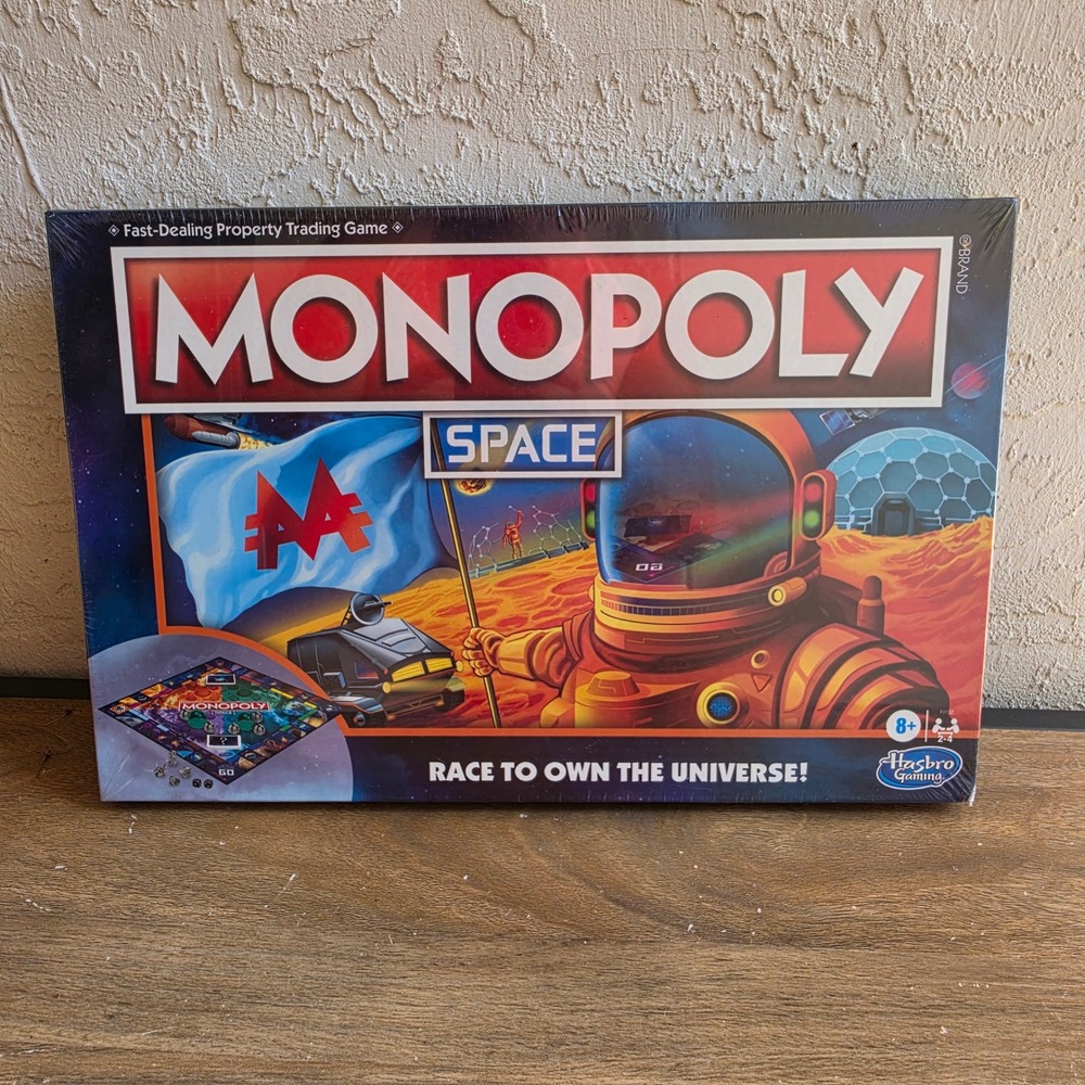 Hasbro Monopoly Space Board Game Race to Own the Universe New Sealed